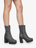 Anatomic leather ankle boots - Gray