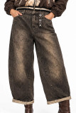 Baggy  Jeans σε άνετη barrel γραμμή