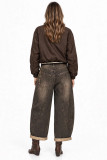 Baggy  Jeans σε άνετη barrel γραμμή