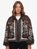 Bomber Jacket Σατέν Oversized